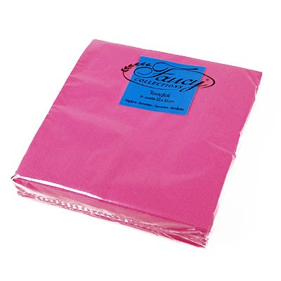 Servietten pink fuchsia 25 Stück