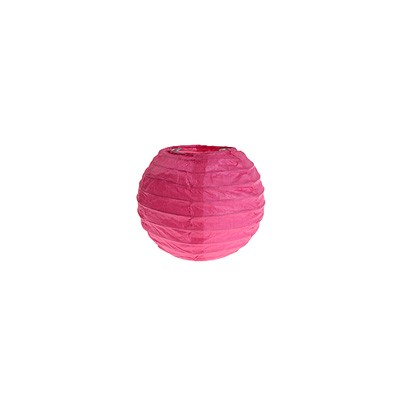 Partydeko kleine pinke Papierlampions xs