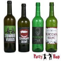 Halloween Etiketten für Flaschen Halloween Etiketten für Flaschen