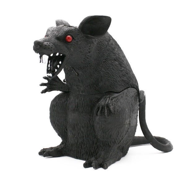 Fiese große Ratte Kunststoff