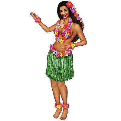 Partydeko Hula-Tänzerin groß