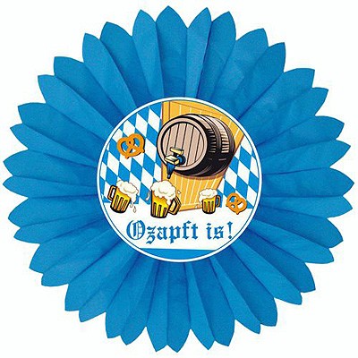 Bayerischer Wabenfächer Ozapft is