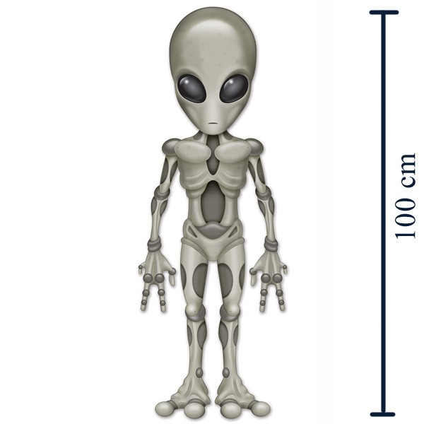 Dekofigur Alien 100 cm