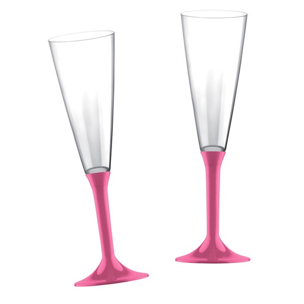 Einweg-Sektglas pink 160ml