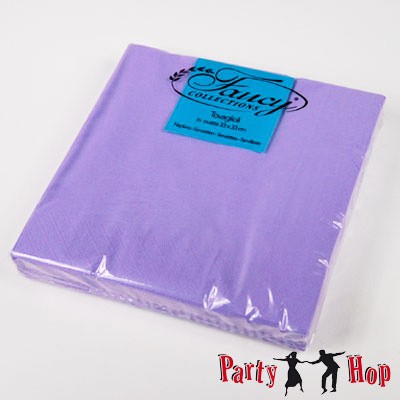 Papierservietten lila 25 Stück