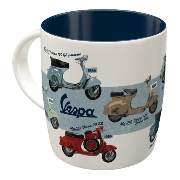 Vespa Tasse Model Chart