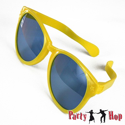 Riesenbrille Party-Brille XXL gelb