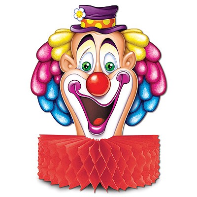 Tischdeko lachender Clown
