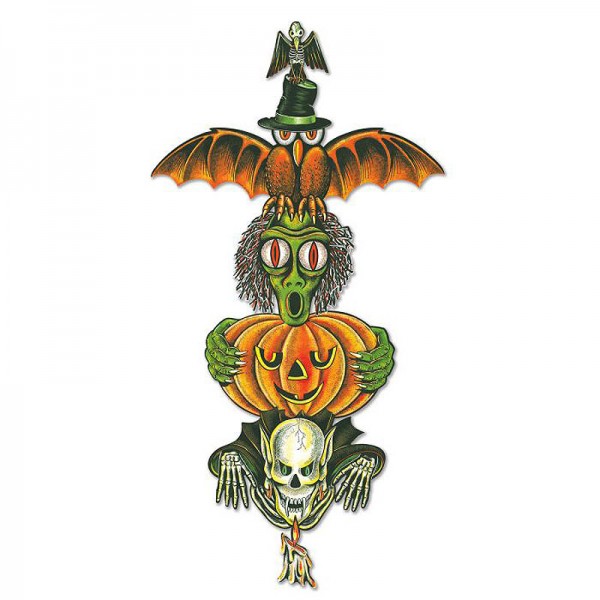 Vintage Halloween Totempfahl Dekomotive