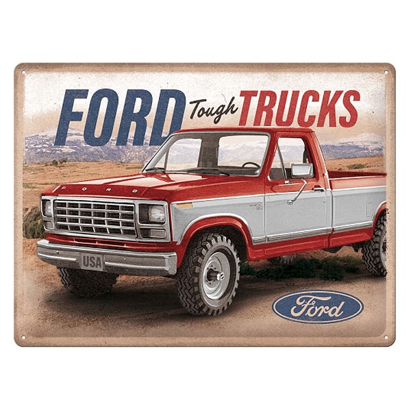 Blechschild Ford F250 Truck