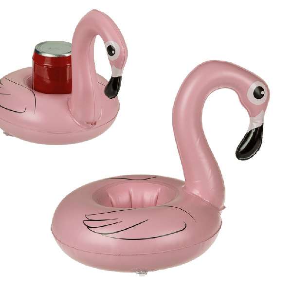 4 Stück Aufblasbarer Flamingo 60 cm Deko zu Karneval Fasching Party Geburtstag