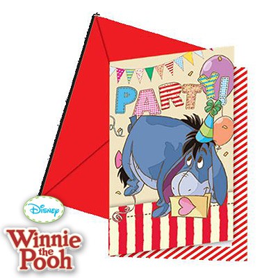 Einladungsset Winnie Pooh