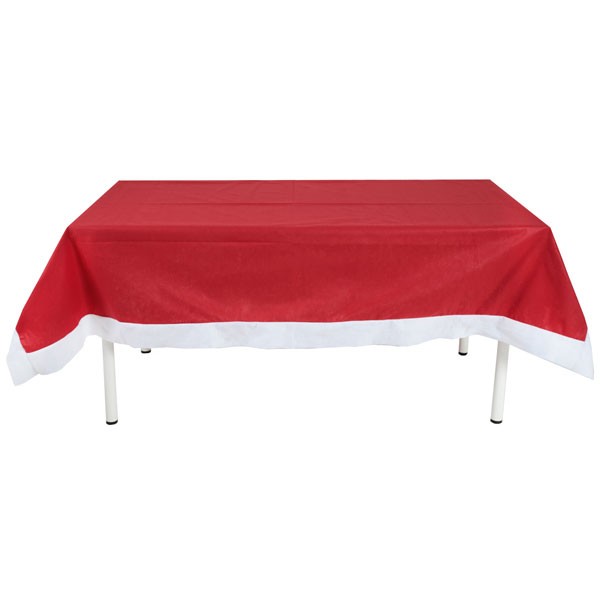 Tischdecke Weihnachten rot weiß rechteckig