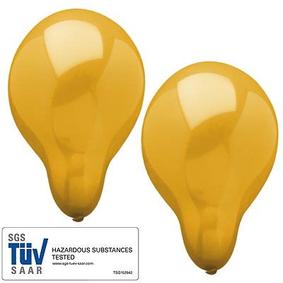 Luftballons gold 10er