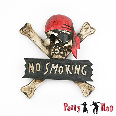 Piratenschild No Smoking