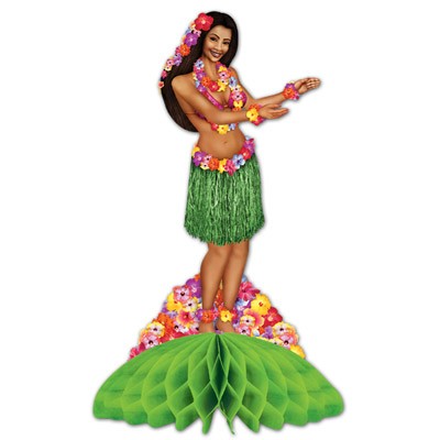 Tischdeko Hula-Tänzerin