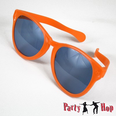 Riesenbrille Party-Brille XXL orange