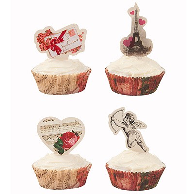 Cup Cake und Muffin Set Love Talk