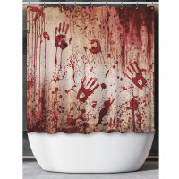 Duschvorhang mit Blutspritzern 06386