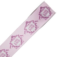 Geschenkband With Love rosa Geschenkband With Love rosa