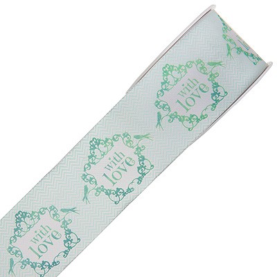 Geschenkband With Love mint