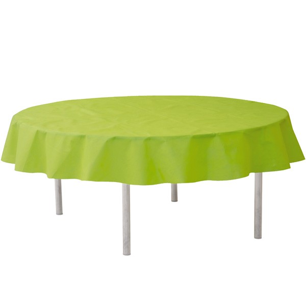Vlies-Tischdecke hellgrün rund