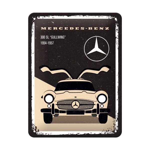 Blechschild Mercedes Flügeltürer
