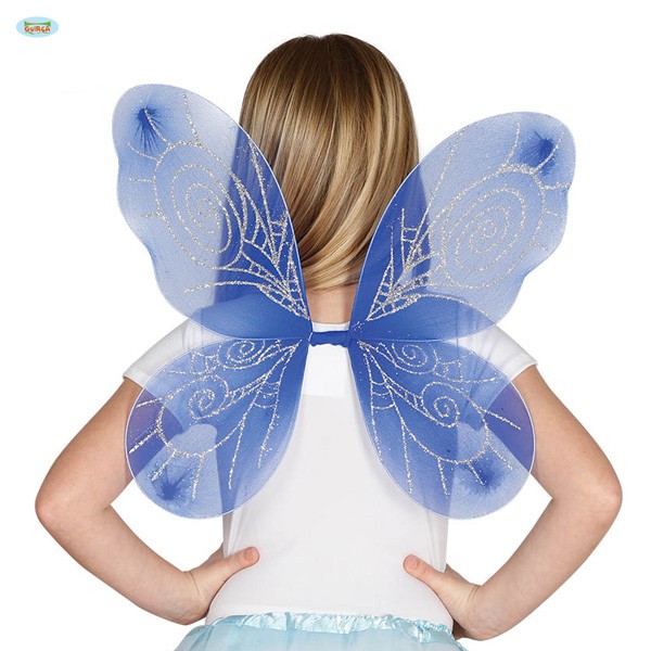 Blaue Schmetterlings Feen Flügel