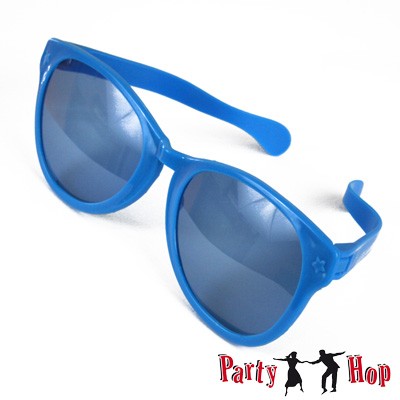 Riesenbrille Party-Brille XXL blau