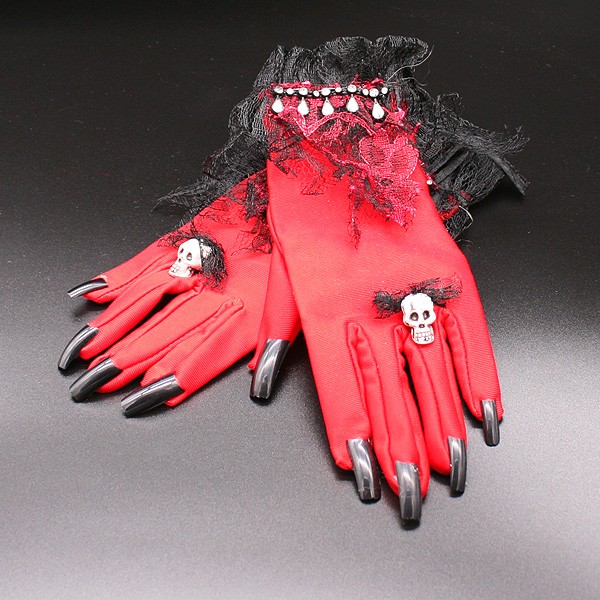 Handschuhe Teufelin Dämonin