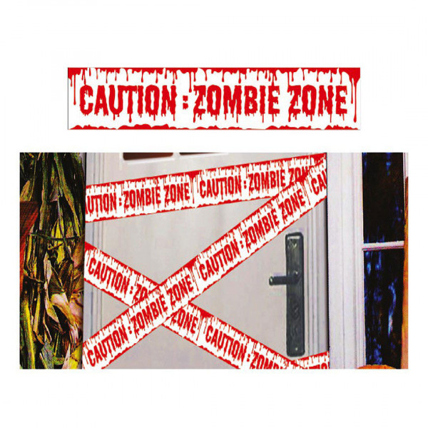 Absperrband Caution Zombie Zone 05086