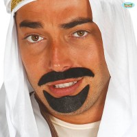 Schwarzer Kostümbart Scheich Schwarzer Kostümbart Scheich