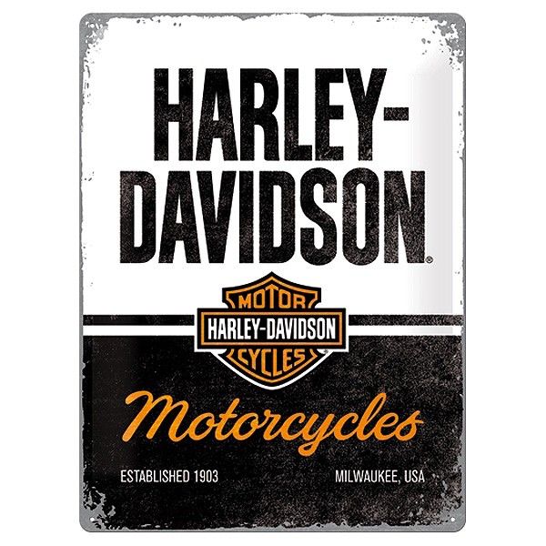 Blechschild Harley-Davidson Motorcycles