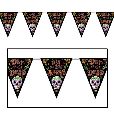 Wimpelgirlande Dia de los Muertos