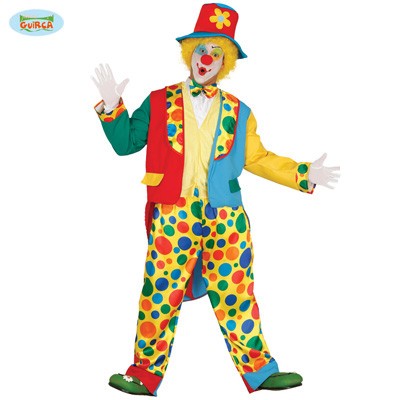 Clown Anzug mit Hut 