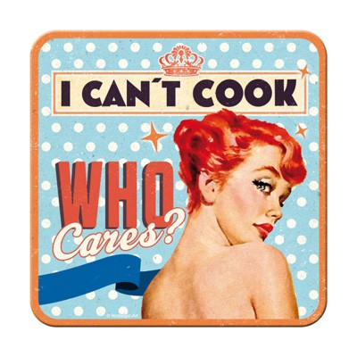 Untersetzer I Can t Cook PinUp