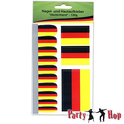 Nagel- und Hautaufkleber Deutschland