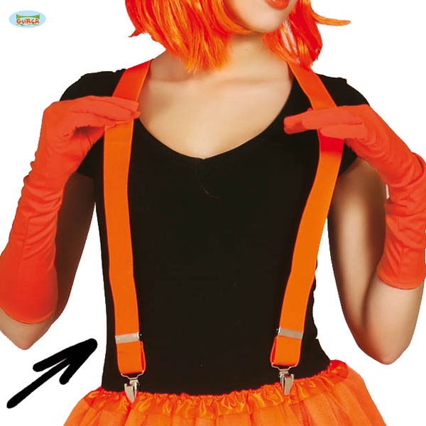 Orange Hosenträger