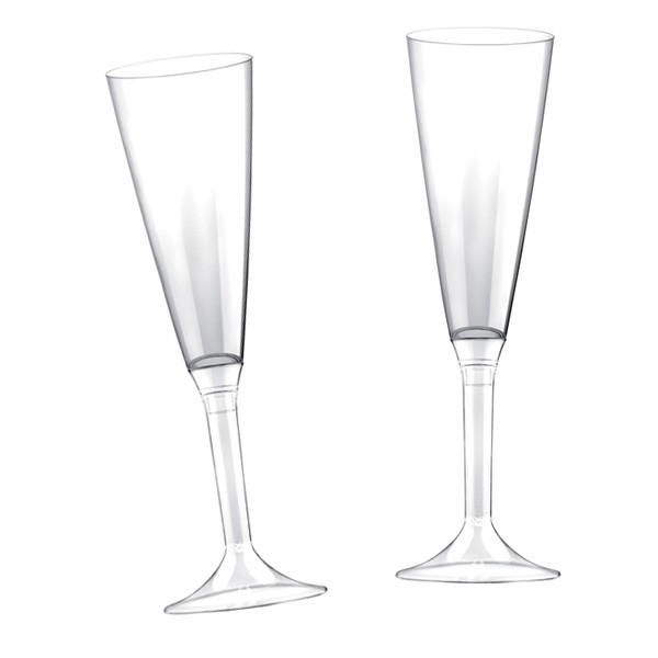 Einweg-Sektglas transparent 160ml