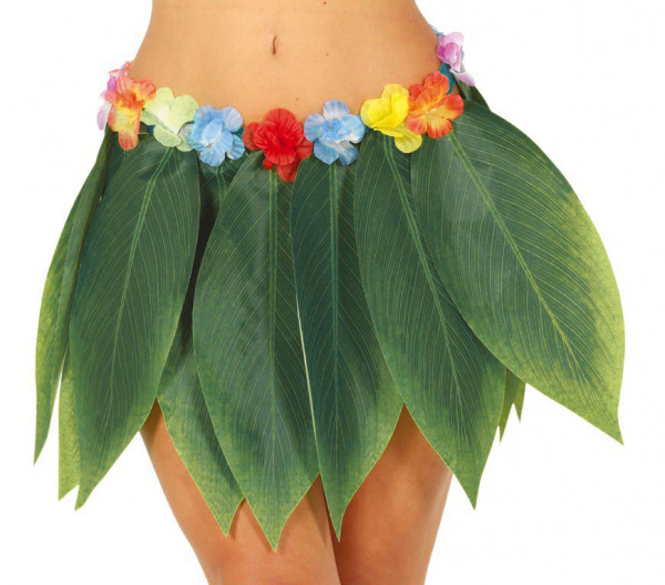 Hawaii Blätterrock kurz grün 6405